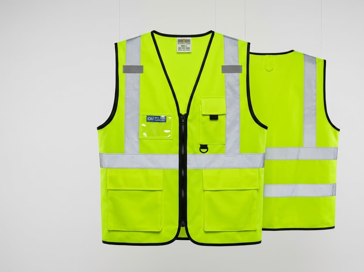 Chaleco Técnico Normativo — Código de Colores IDU / Movilidad